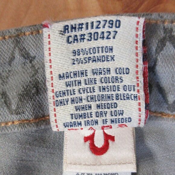 TRUE RELIGION Halle Mojave Lonestar Snakeskin Skinny Jeans Womens Sz 28 USA Seal - Picture 9 of 16